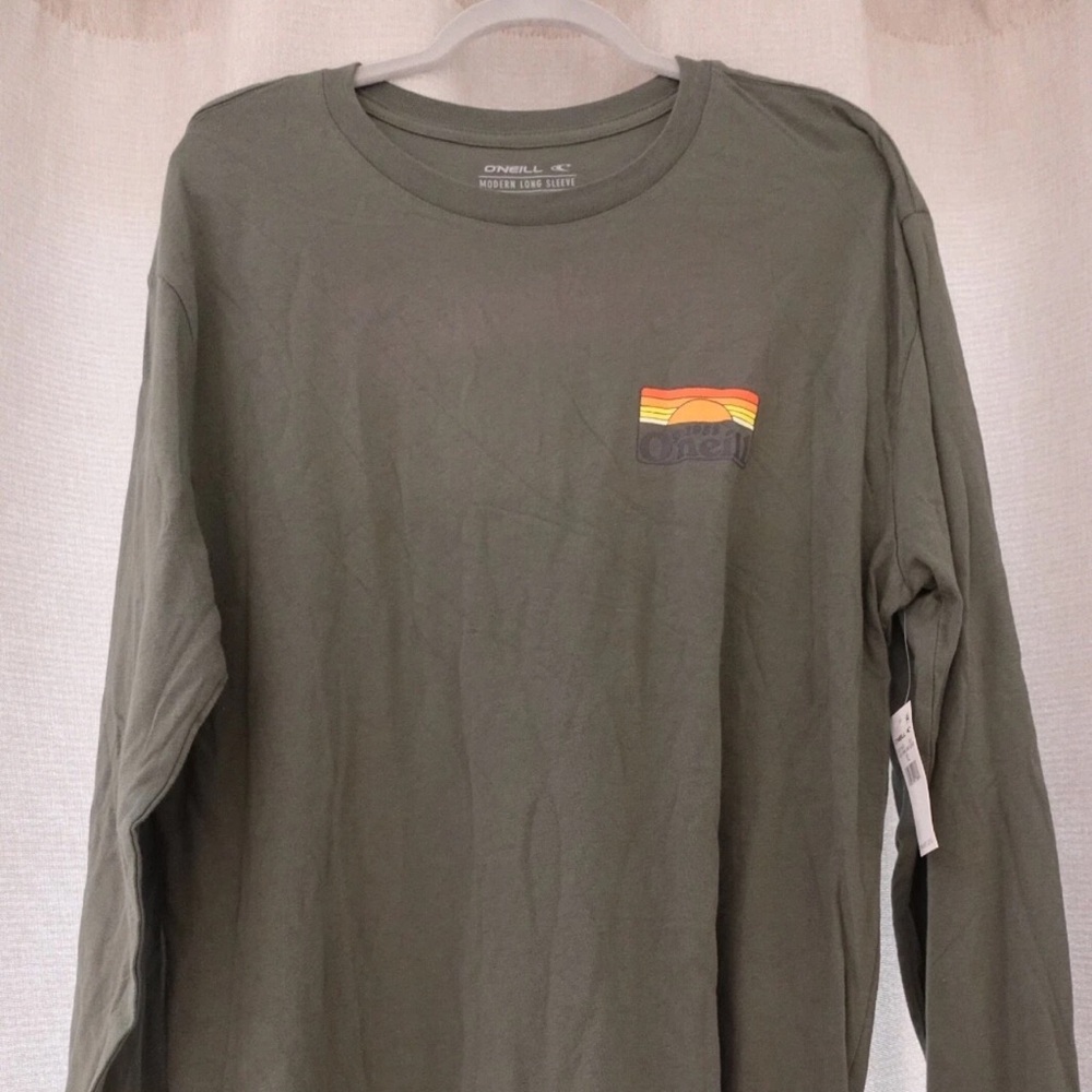 Hang Ten Charcoal Long Sleeve Shirt New With Tags Size XL